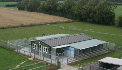 Field house boarding store kennels